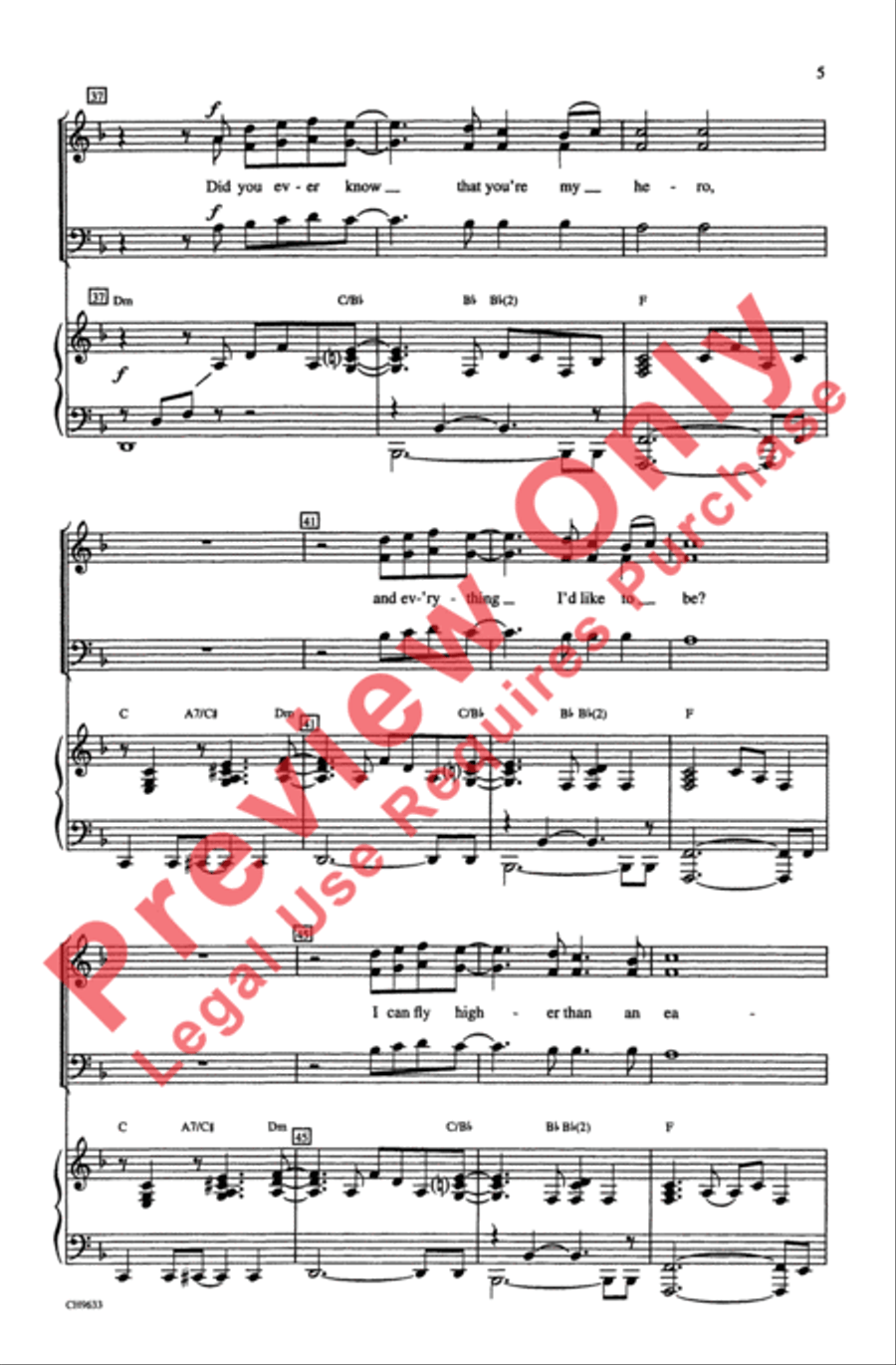 The Wind Beneath My Wings 3-Part scores gallery preview page 5