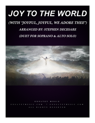 Joy To The World (with "Joyful, Joyful, We Adore Thee") (Duet for Soprano and Alto Solo)