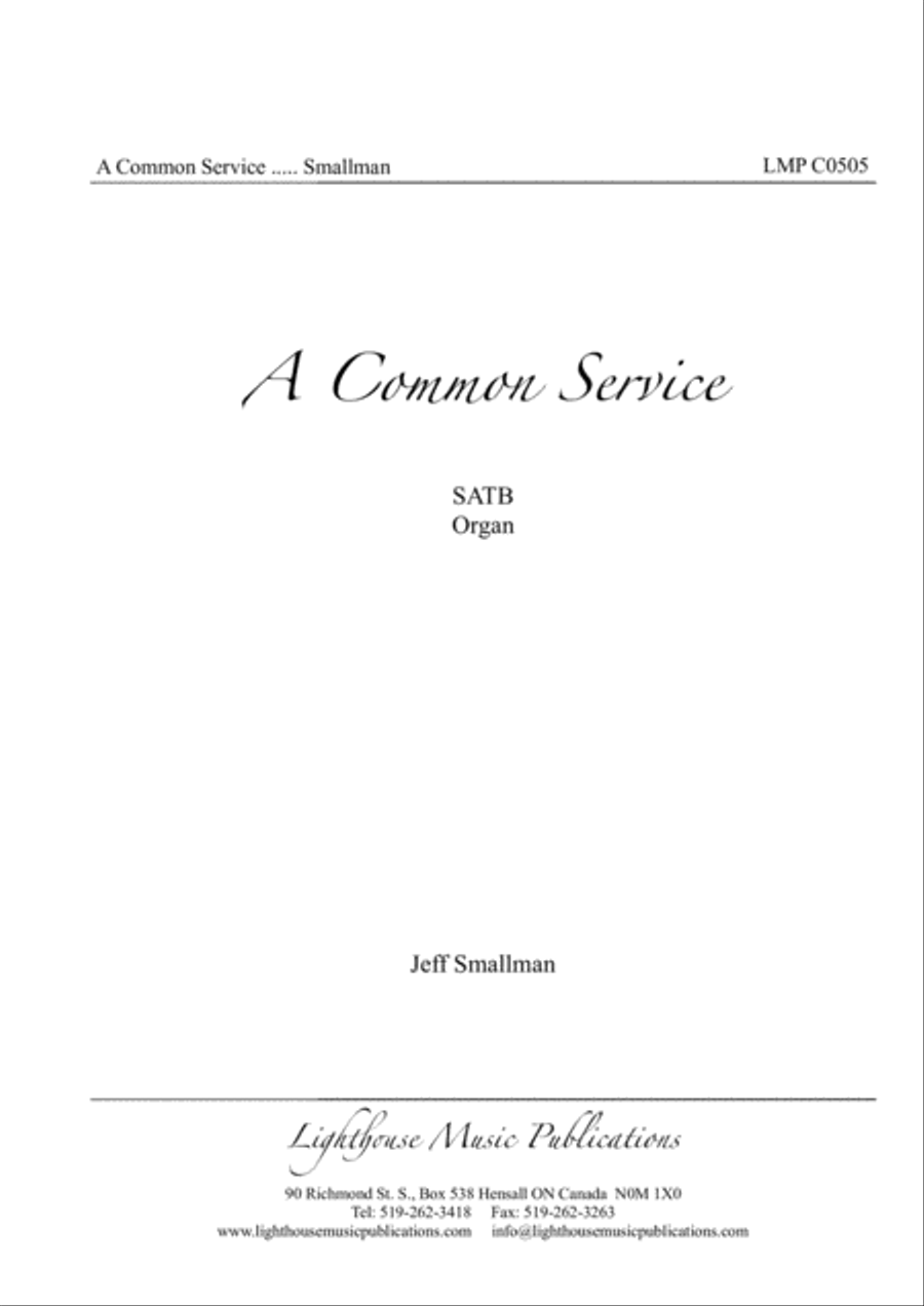 A Common Service 4-Part scores gallery preview page 2