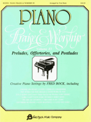 Book cover for Piano Praise and Worship #3