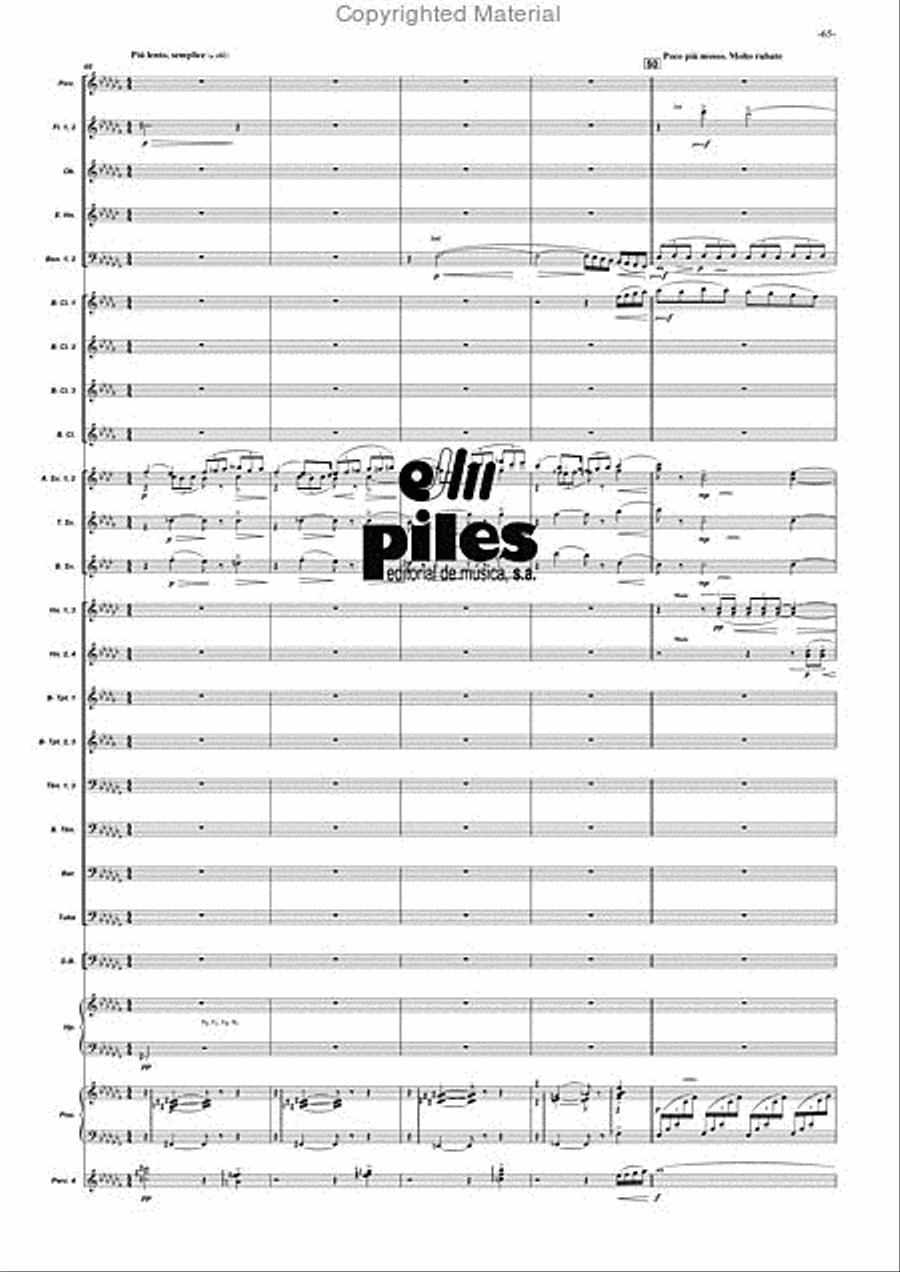 Duende Duende Concert Band scores gallery preview page 66