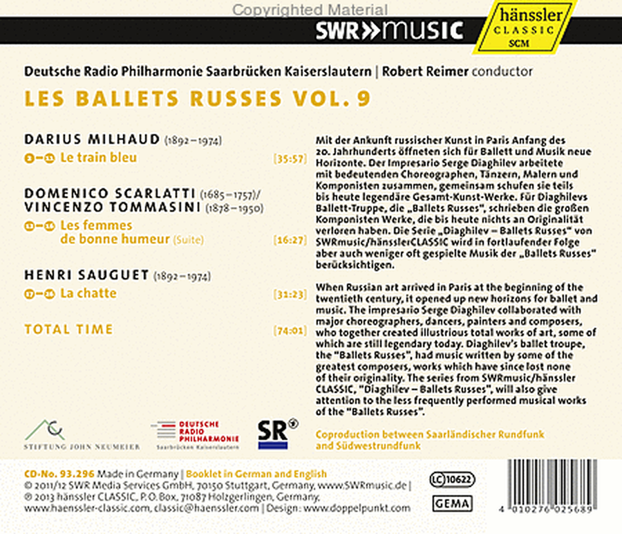 Volume 9: Les Ballets Russes
