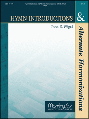 Book cover for Hymn Introductions and Alternate Harmonizations