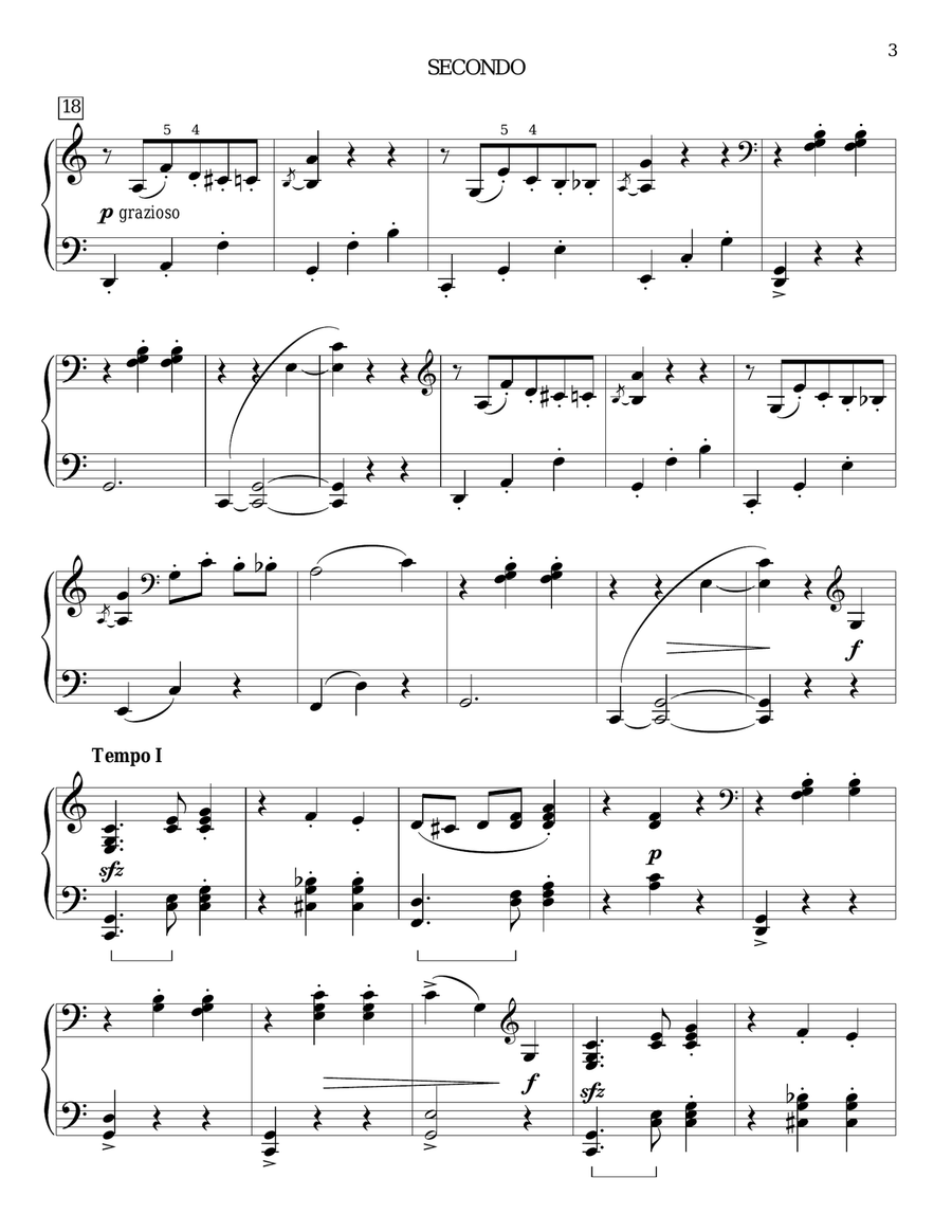 Liebesfreud Liebesfreud Piano Duet scores gallery preview page 3