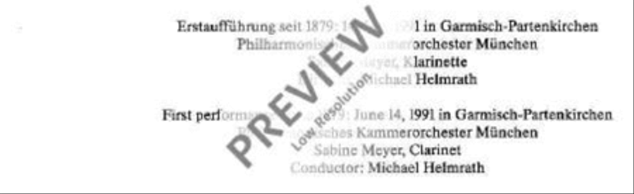 Romance Eb major Clarinet scores gallery preview page 6