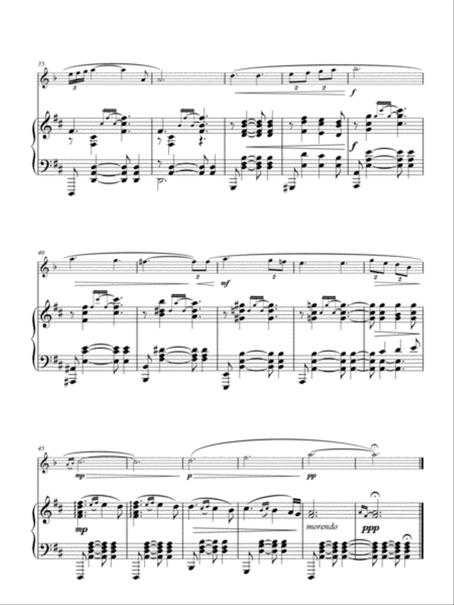 Antonin Dvorak: Songs My Mother Taught Me for Clarinet and Piano Antonin Dvorak: Songs My Mother Taught Me for Clarinet and Piano Clarinet Solo scores gallery preview page 3
