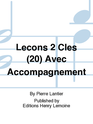 Lecons 2 Cles (20) Avec Accompagnement
