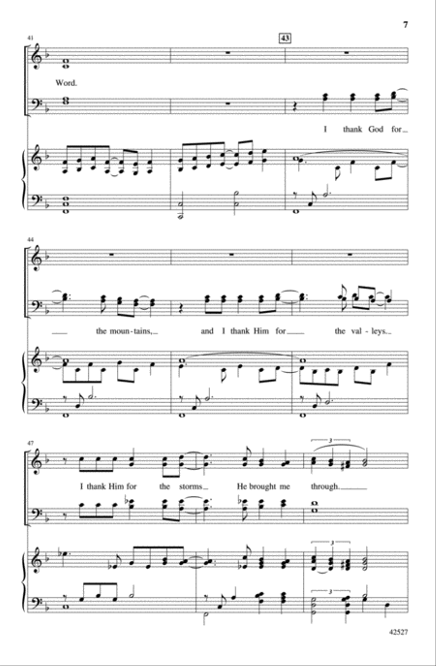 Trusting Through It All 4-Part scores gallery preview page 6