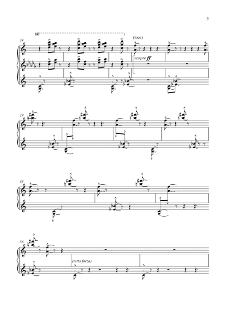 Funérailles Piano Solo scores gallery preview page 5