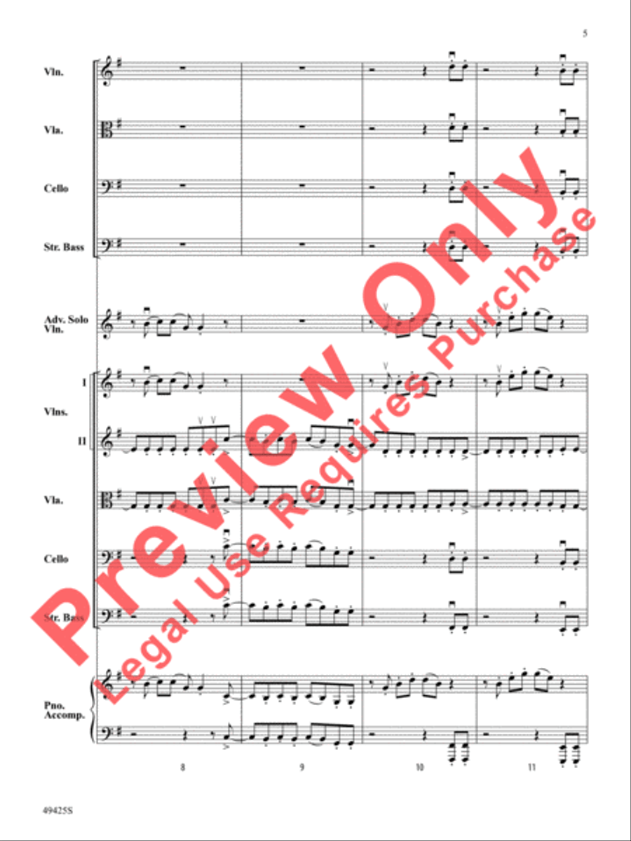 Any Way You Want It / Don't Stop Believin' String Orchestra scores gallery preview page 6