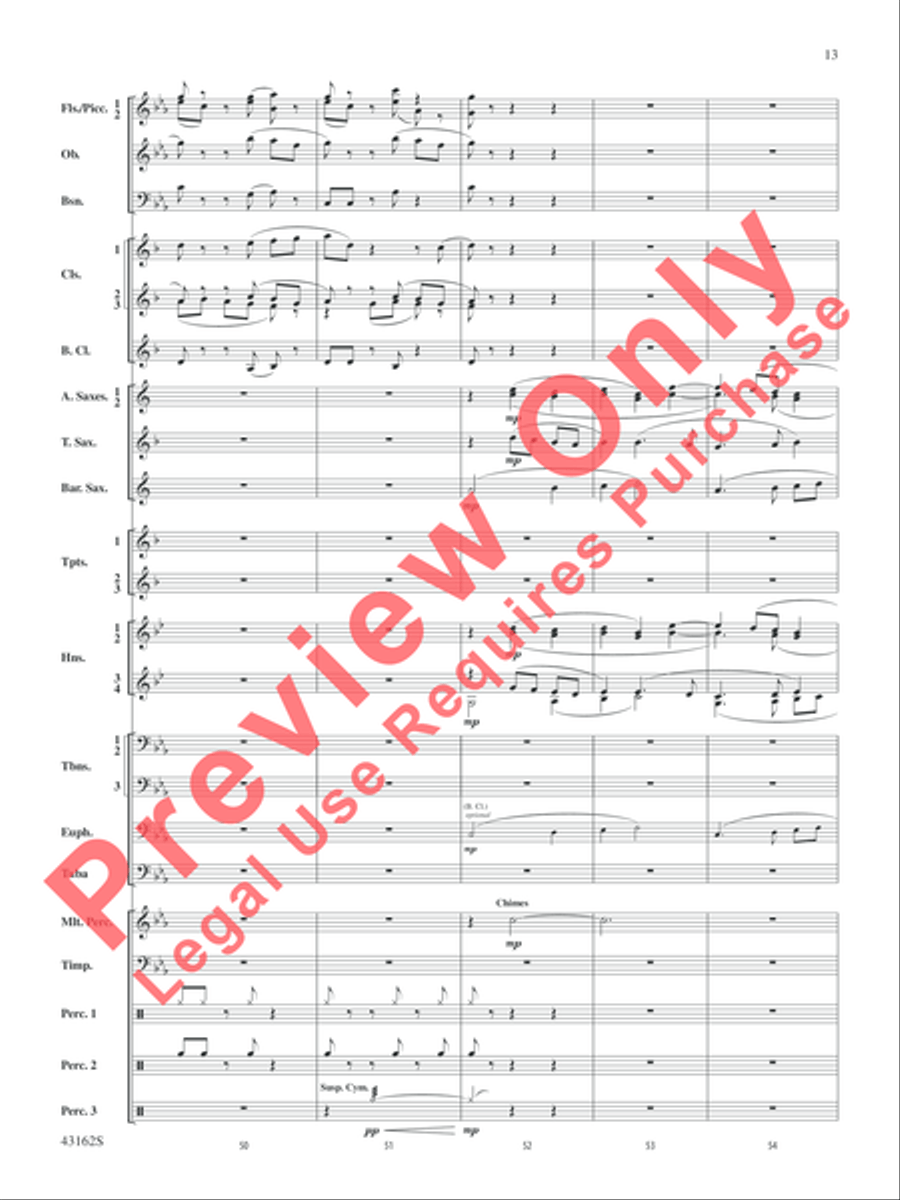 Appalachian Dreams Concert Band scores gallery preview page 14