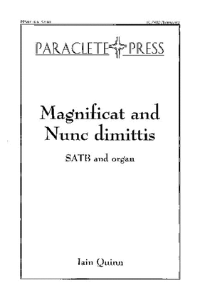 Book cover for Magnificat and Nunc Dimittis