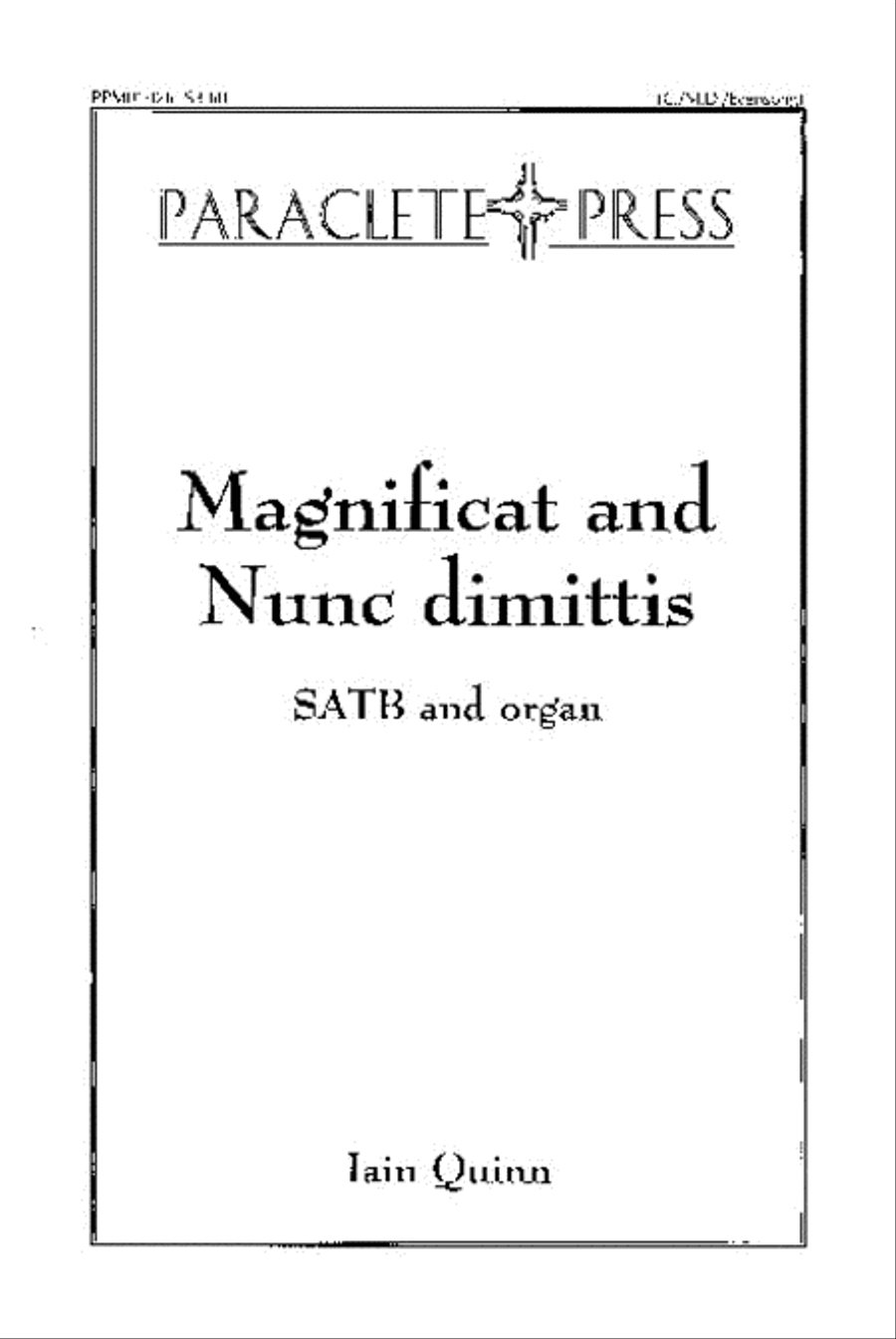 Magnificat and Nunc Dimittis