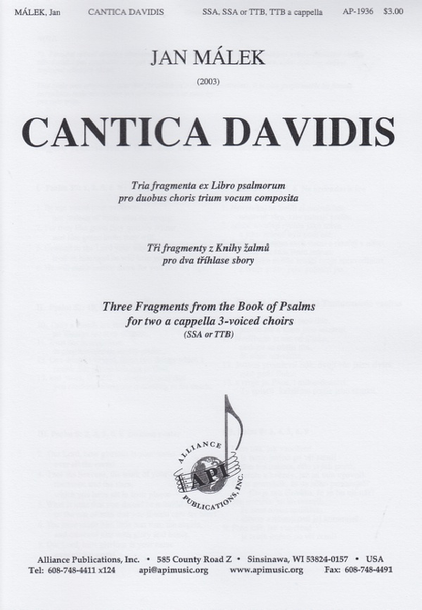Cantica Davidis