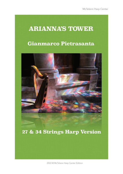 Arianna's Tower - beginner & 27 & 34 String Harp | McTelenn Harp Center image number null
