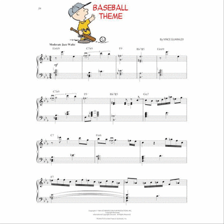 The Easy Peanuts Illustrated Songbook Easy Piano scores gallery preview page 3