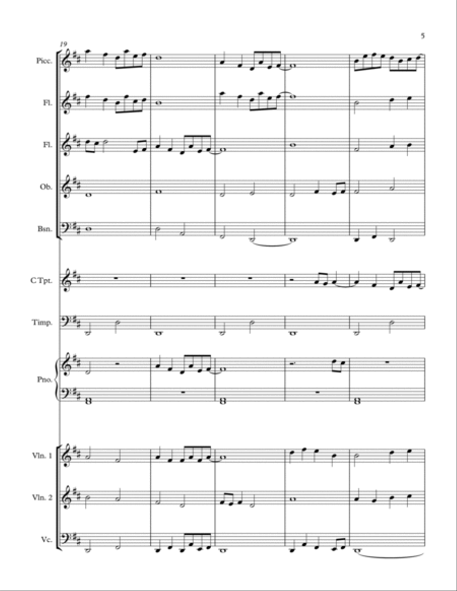 Opus 54 - Dedicated to Alans String Orchestra scores gallery preview page 5