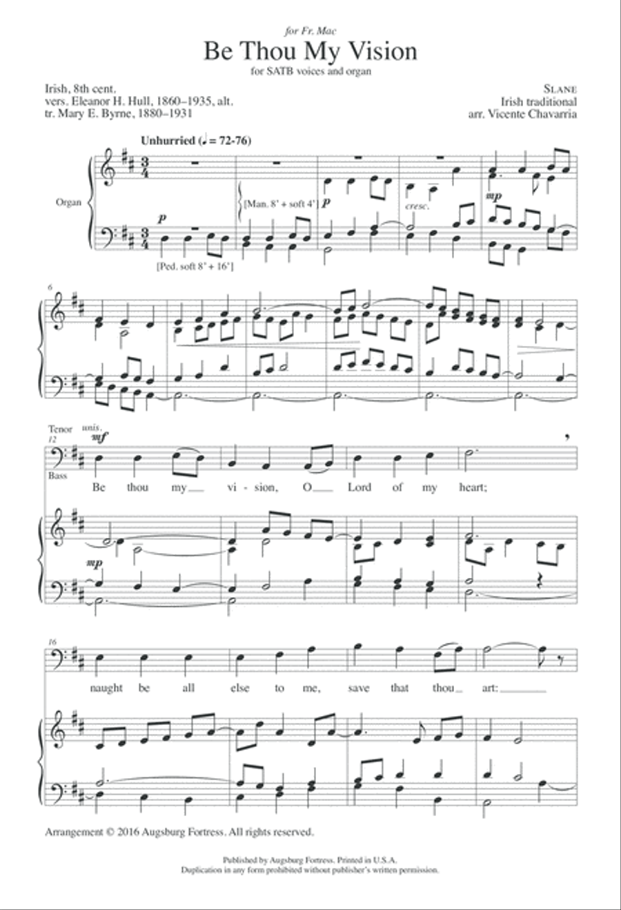 Be Thou My Vision Be Thou My Vision 4-Part scores gallery preview page 3