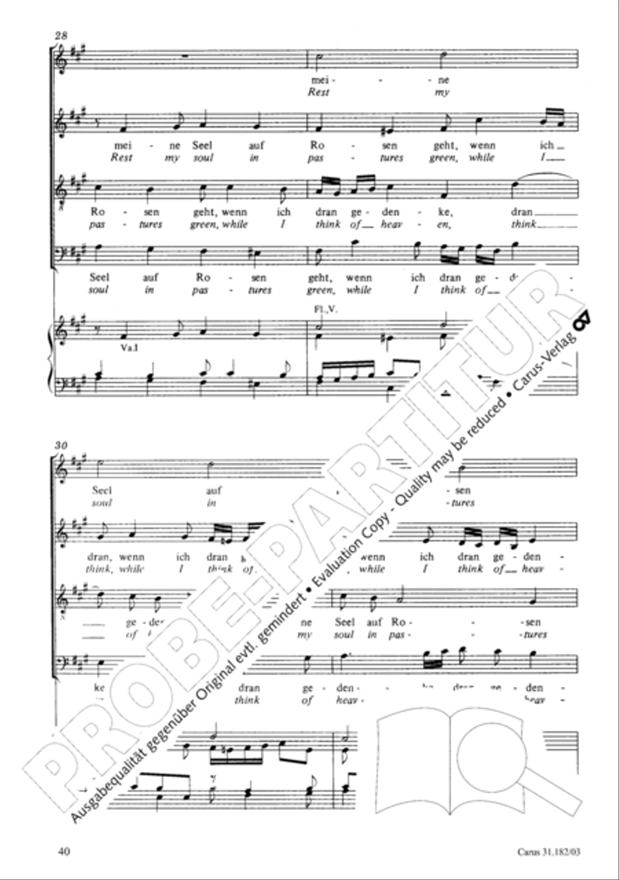 Himmelskonig, sei willkommen (King of heaven, be most welcome) ATB scores gallery preview page 40