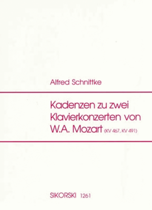 Book cover for Cadenzas for 2 Mozart Piano Concertos (KV467 & KV491)