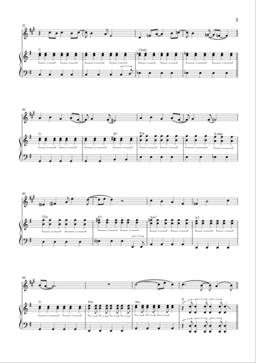 All I Want For Christmas Is You B-Flat Trumpet scores gallery preview page 3