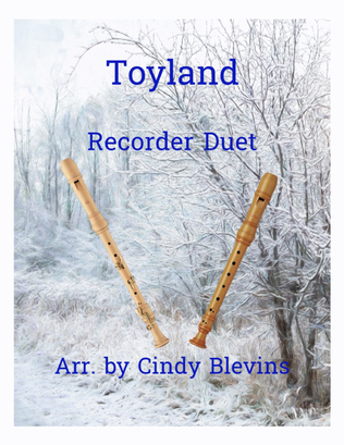 Book cover for Toyland, Recorder Duet