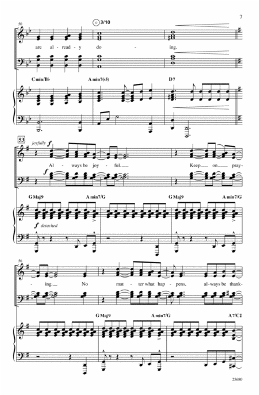 Children of the Light 4-Part scores gallery preview page 6