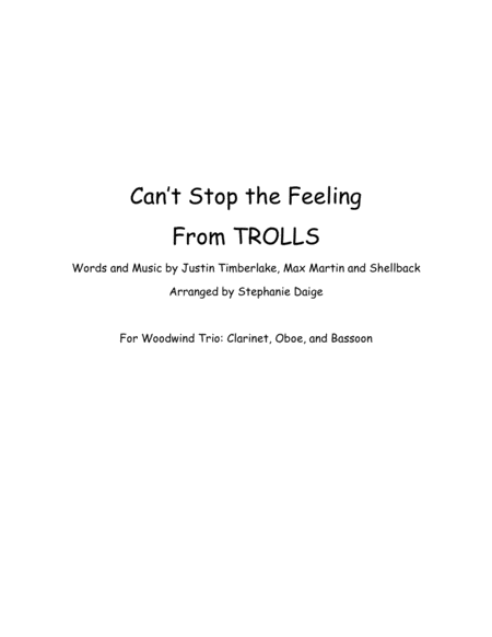 Can't Stop The Feeling from TROLLS image number null
