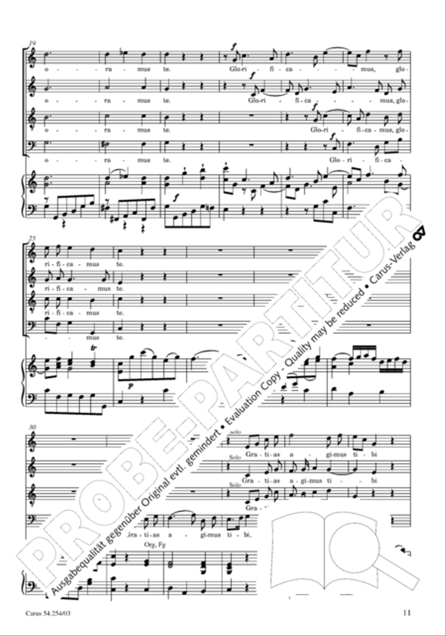 Missa Sancti Hieronymi 4-Part scores gallery preview page 12