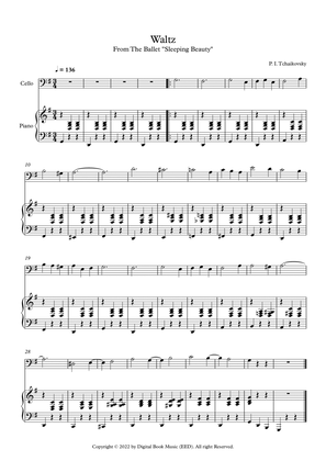 Waltz (Sleeping Beauty) - Peter Ilyich Tchaikovsky (Cello + Piano)