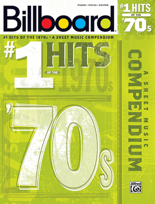 Book cover for Billboard No. 1 Hits of the 1970s