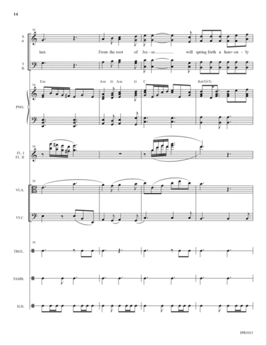 An Advent Awakening - Full Score Choir scores gallery preview page 14