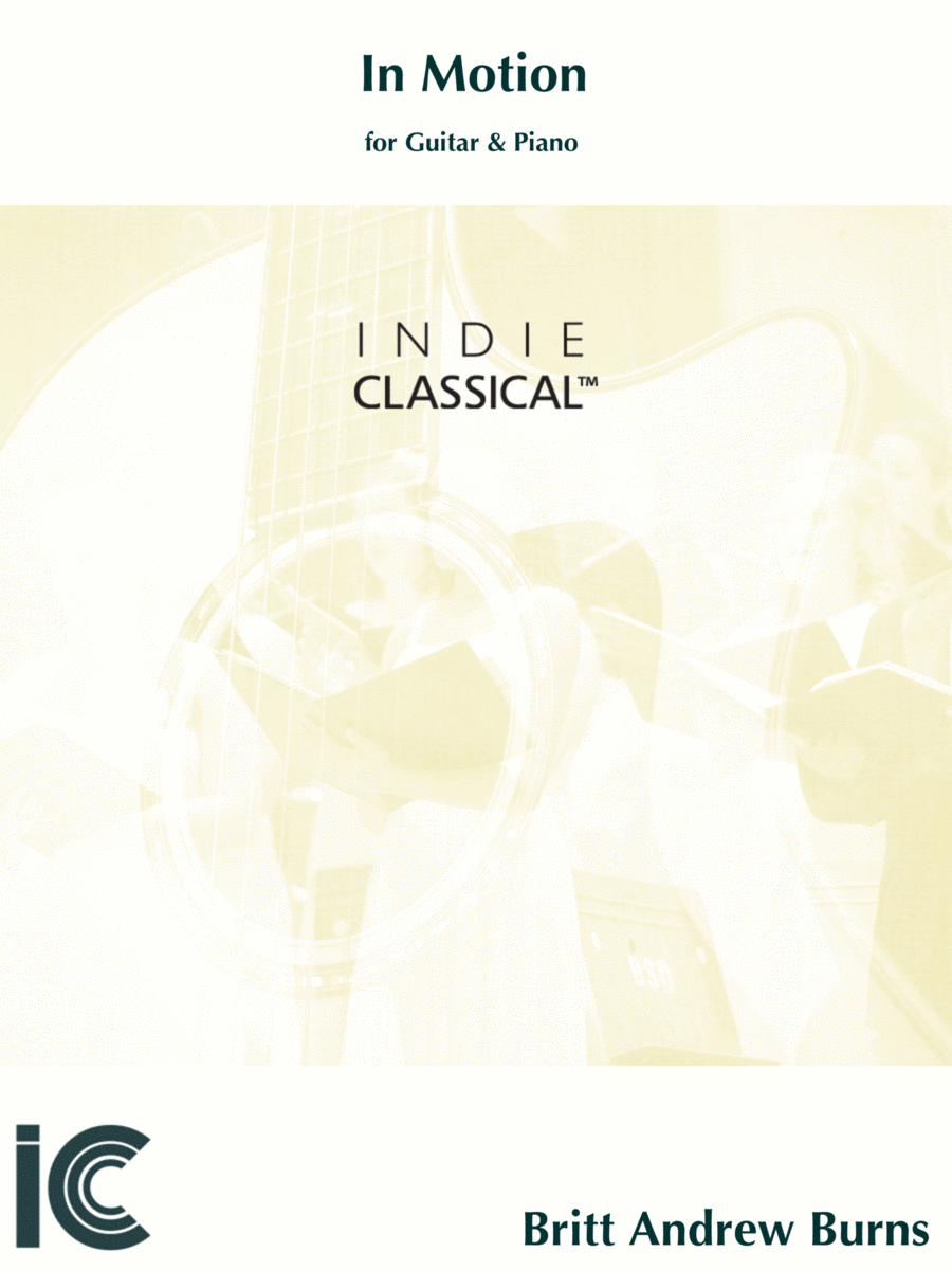 In Motion - for Guitar & Piano Piano scores gallery preview page 1