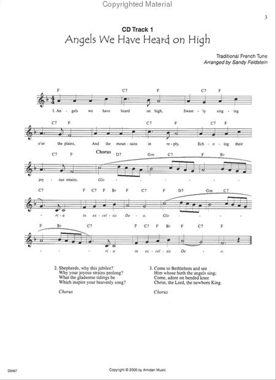 Sing-Along Play-Along Christmas Piano, Vocal, Guitar scores gallery preview page 2