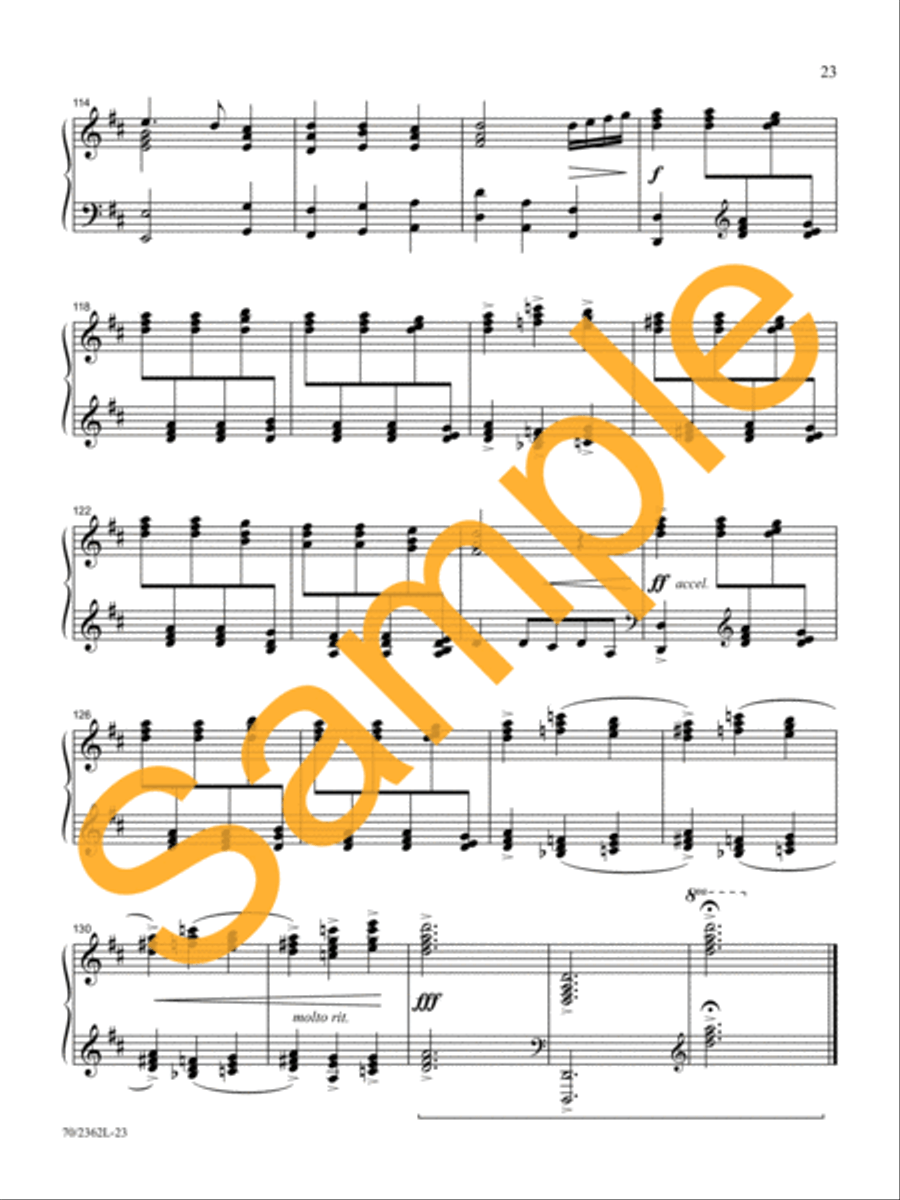 From Heaven Above Piano Solo scores gallery preview page 20