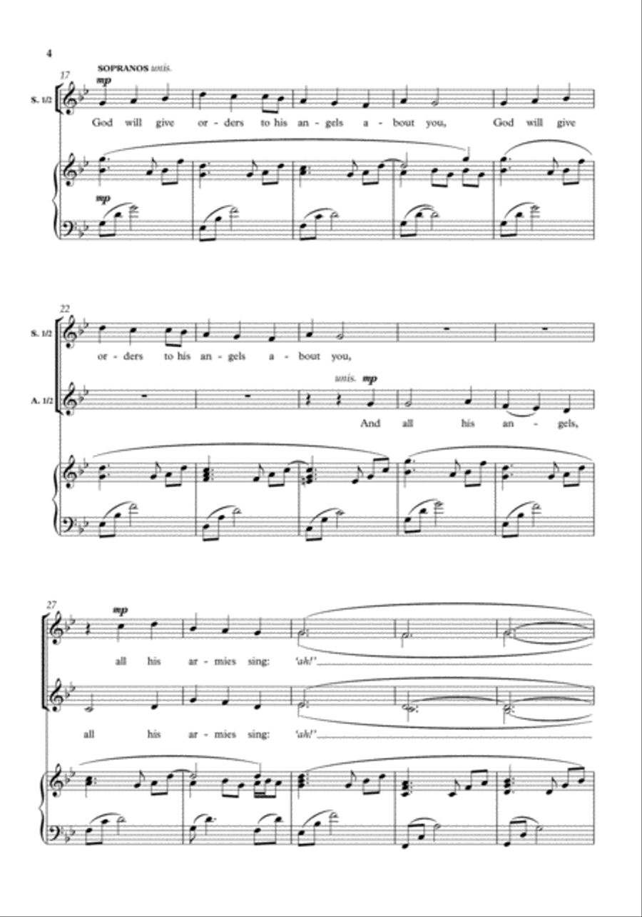 God will give orders/Sweet child SSAA scores gallery preview page 3