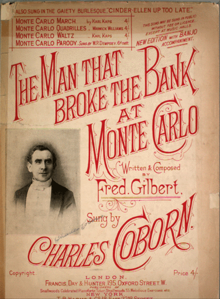 The Man That Broke the Bank at Monte Carlo Voice scores gallery preview page 1