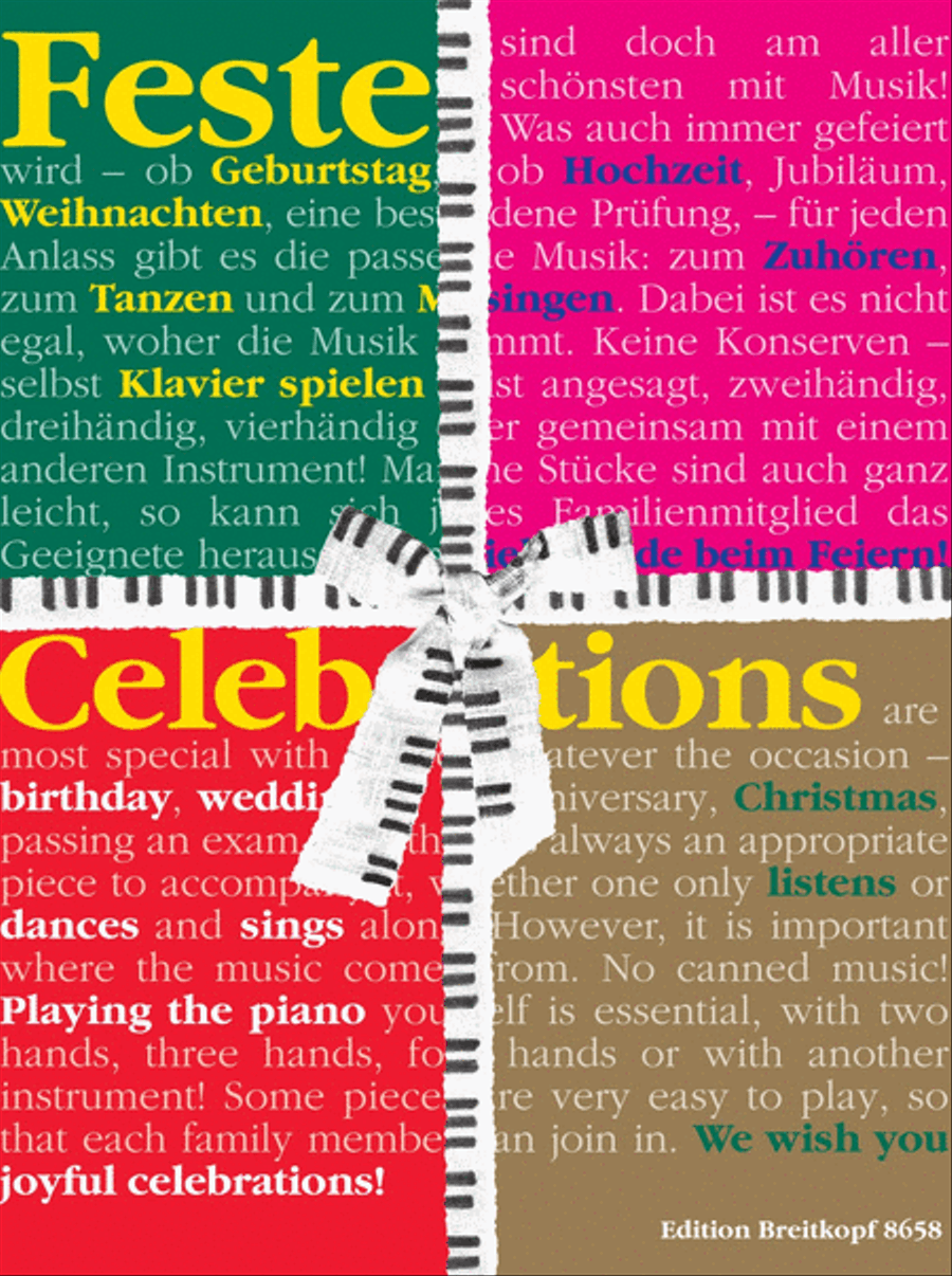 Celebrations Piano Solo scores gallery preview page 1