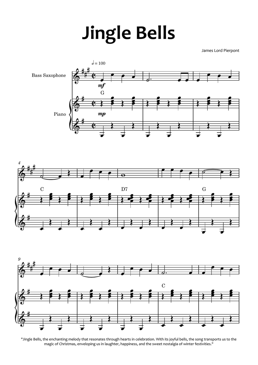Jingle Bells Chamber Music scores gallery preview page 1