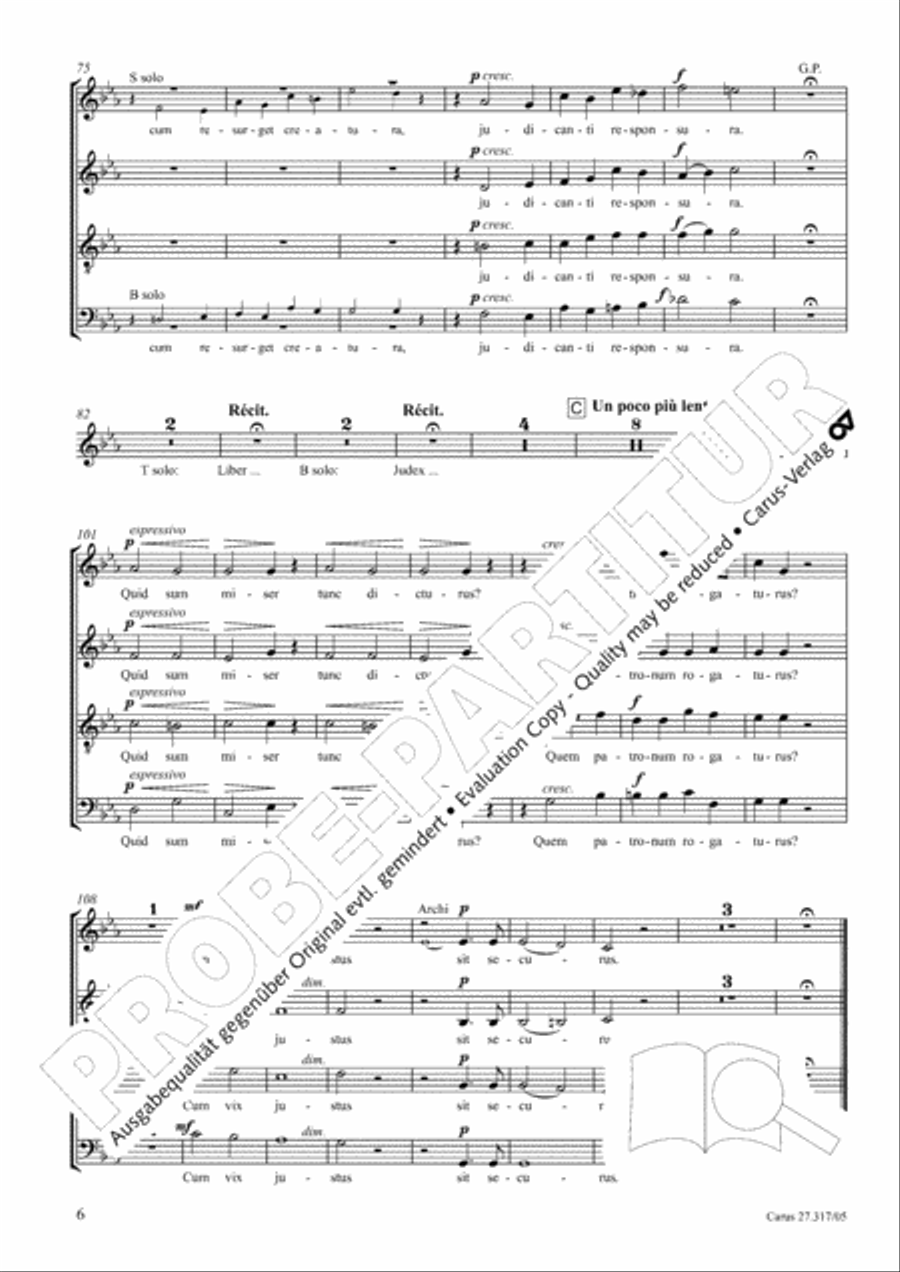 Messe de Requiem 4-Part scores gallery preview page 7