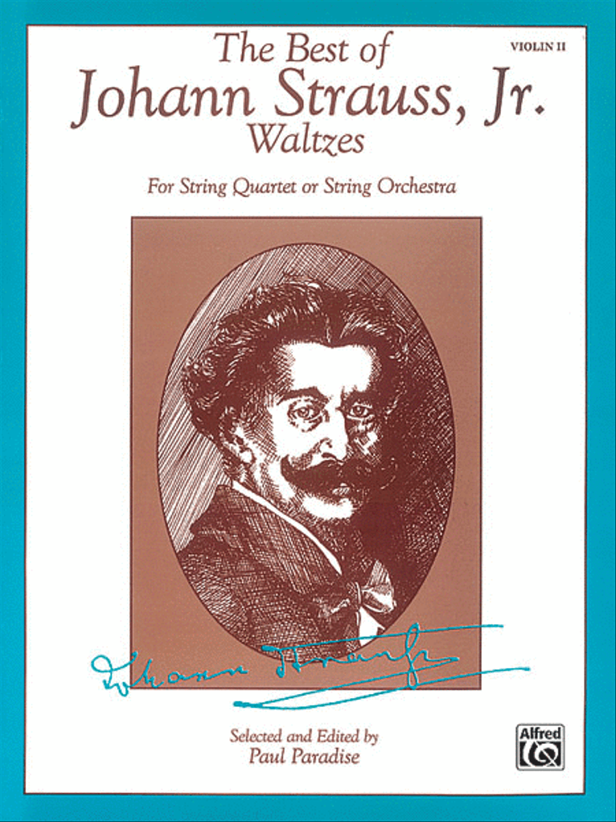 The Best of Johann Strauss, Jr. Waltzes (For String Quartet or String Orchestra) String Quartet scores gallery preview page 1