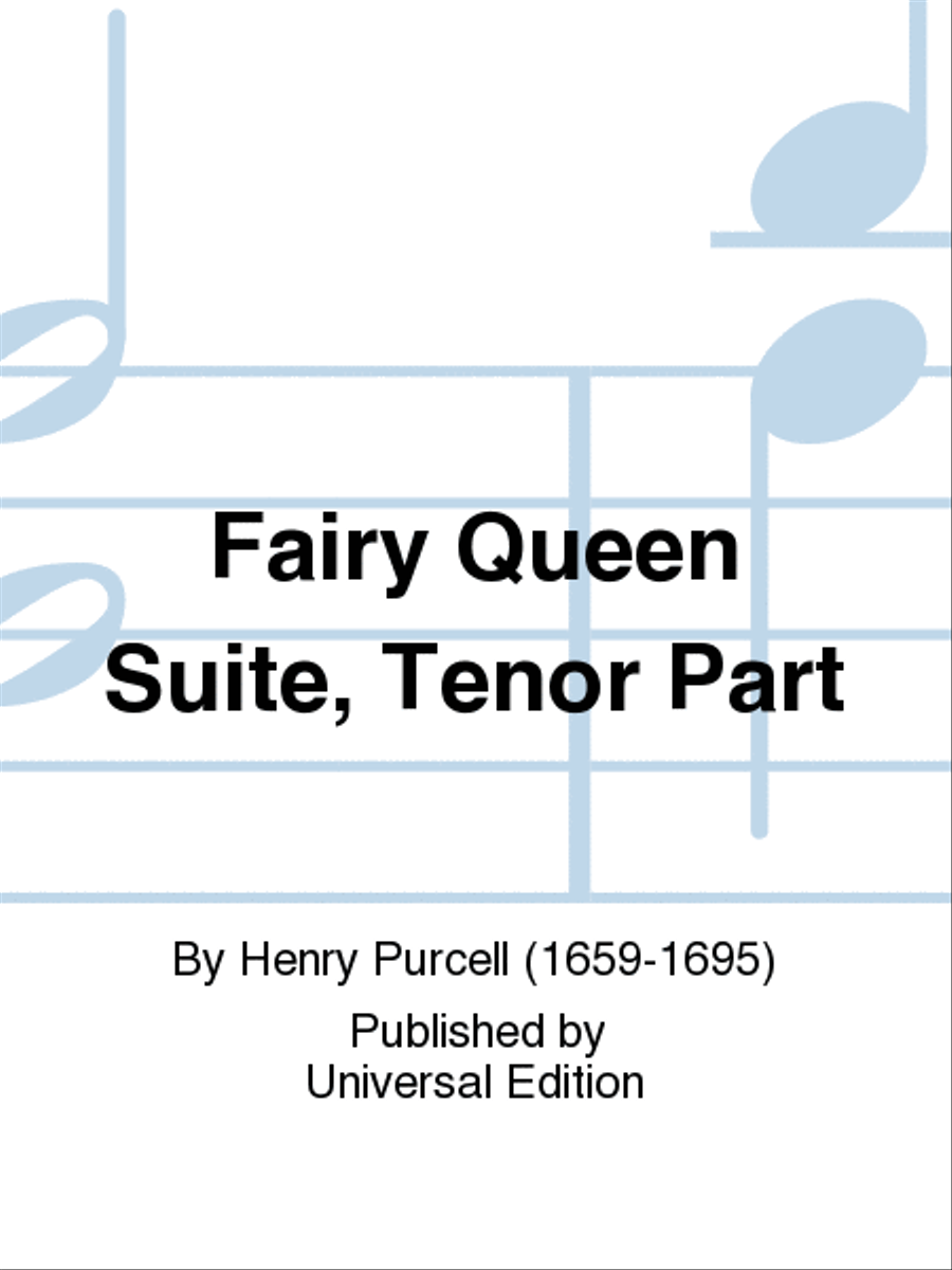 Fairy Queen Suite, Tenor Part School and Community scores gallery preview page 1