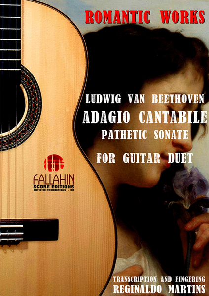 ADAGIO CANTABILE (PATHETIC SONATE) - BEETHOVEN - FOR GUITAR DUET image number null