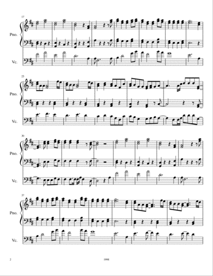 Squirrel Suite, Movement 1 Piano scores gallery preview page 2
