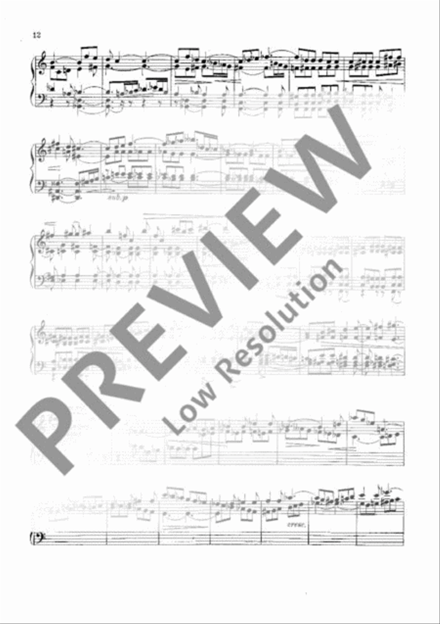 Pieces for Piano Piano Solo scores gallery preview page 13