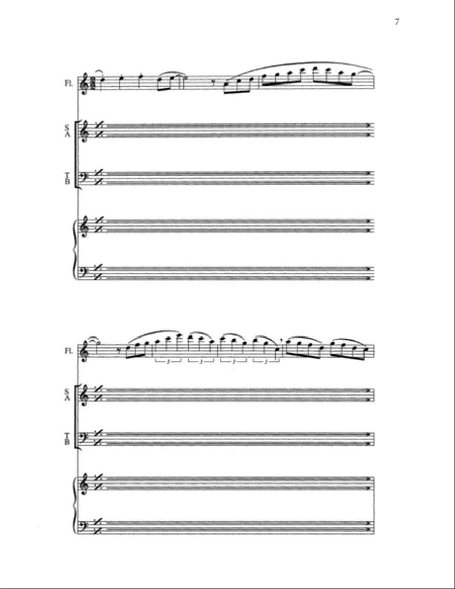 American Ballads: 1. Lonesome Traveler 4-Part scores gallery preview page 5