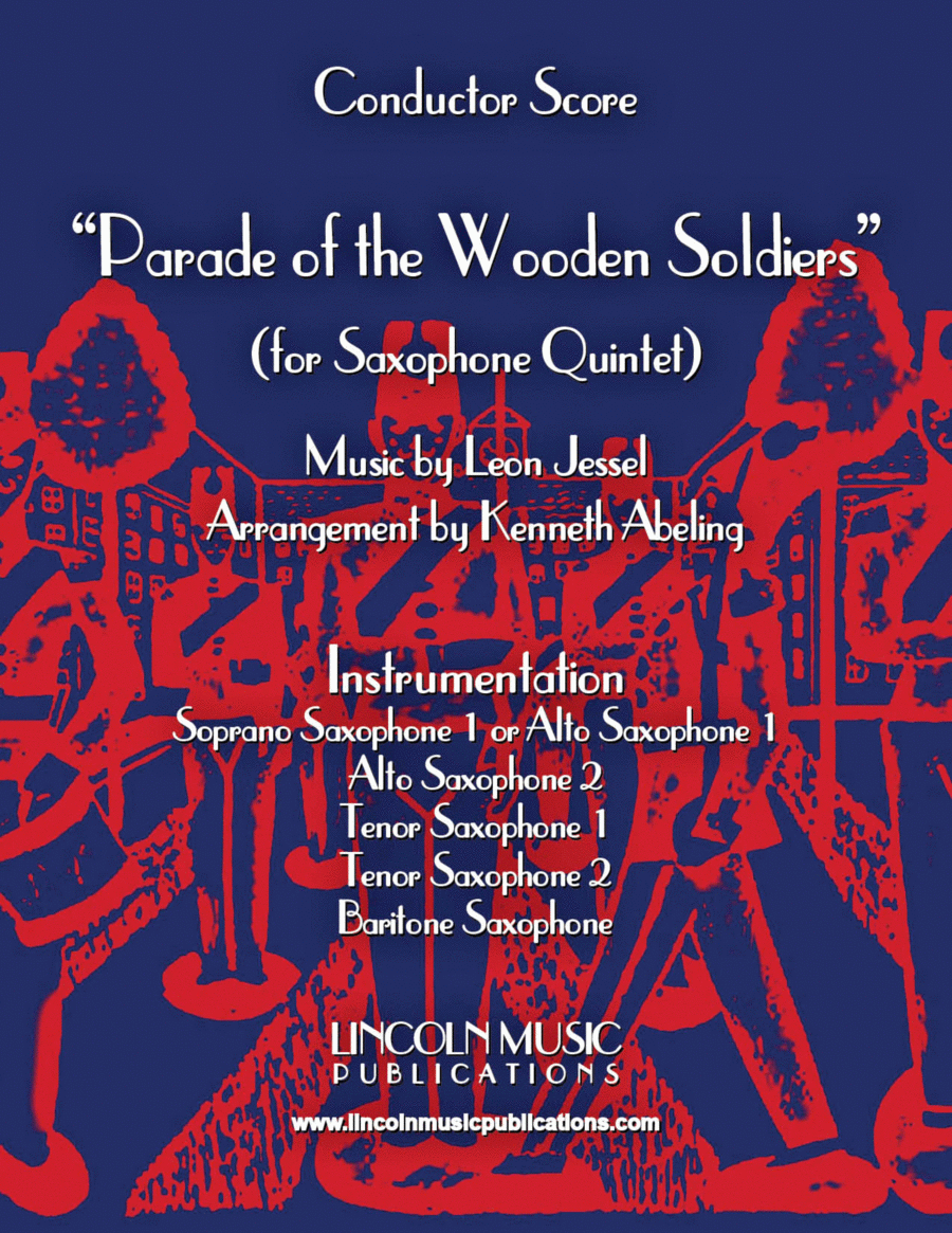 Parade of the Wooden Soldiers (for Saxophone Quintet SATTB or AATTB) Saxophone Quintet scores gallery preview page 1