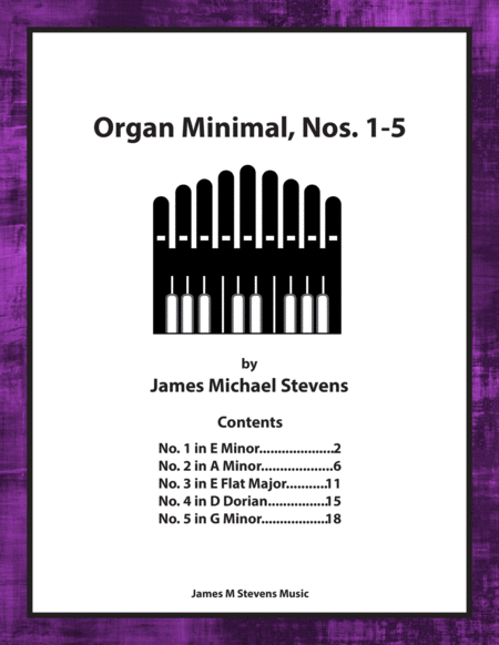 Organ Minimal, Nos. 1-5 image number null