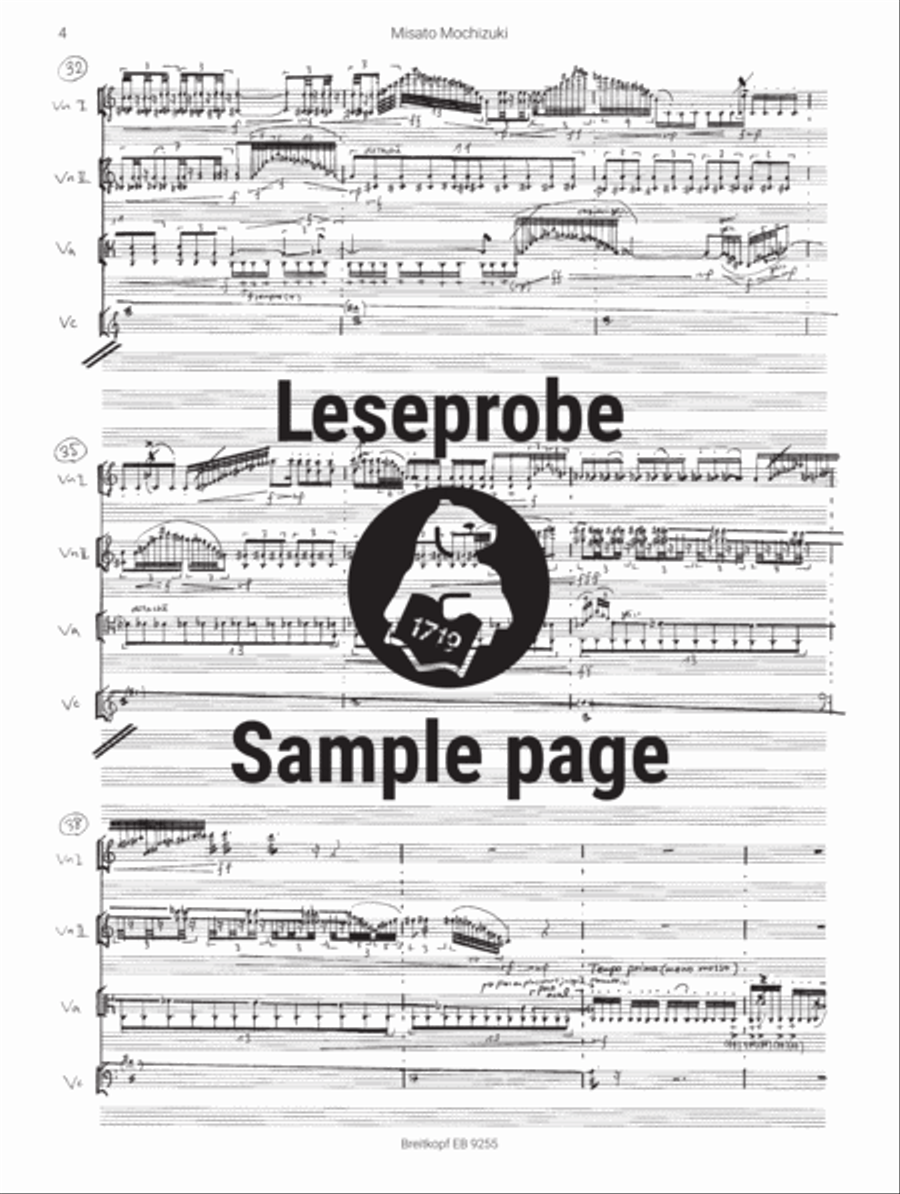 Brains String Quartet scores gallery preview page 5
