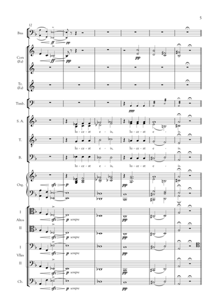Requiem, Op. 48 orchestra score and Choral